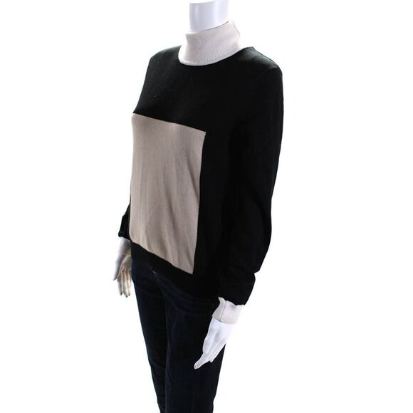 Paper Parachute Womens Colorblock Print Turtleneck Sweater Top Multicolor Size M - Picture 2 of 6